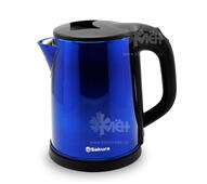Чайник металлический SAKURA SA-2149BL синий мет./чёрн.