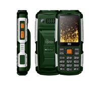 Телефон сотовый BQ M-2430 Tank Power Green Silver