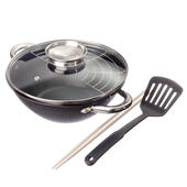 Казан чугунный 3л SATOSHI антипр.покр., стекл.кр., решётка 808-029