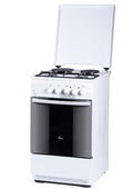 Плита эл-газ Flama RK 2211 белый 2+2к.