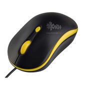 Мышь Perfeo MOUNT PF_A4511 черная/желтая 4кн.