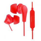 Наушники с микрофоном Внутриканальные Perfeo ALPHA красные PF-A4935