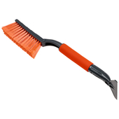 Щётка для уборки снега со скребком 44см. NEW GALAXY с расщепленной щетиной 775-134