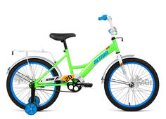 Велосипед 20" ALTAIR KIDS рост 13", ярко-зелёный/синий