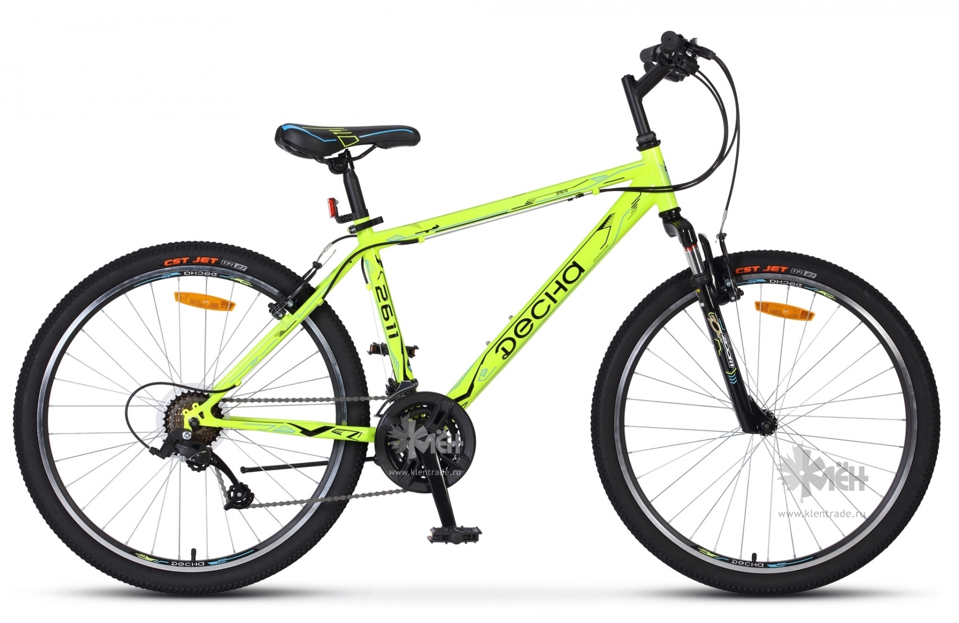 Характеристики Велосипед 26" STELS Десна-2611V рост 17", 21ск. жёлтый ...