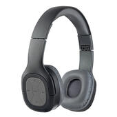 Наушники накладные беспроводные с микр. Perfeo AUX FOLD черные PF_A4912