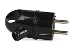 Вилка SMARTBUY с кольцом чёрная 16А 250В (SBE-16-P03-b)