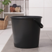 Ведро пластик 12л. хоз., чёрный 41148 Россия