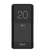 Внешний аккумулятор 20 000mAh Perfeo GOLF G81 + Кабель Micro usb/Out USB 1 А, 2.1A, Black