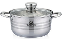 Кастрюля 6,5л. Eurostek ES-1081 подходит для индукции
