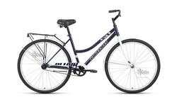 Велосипед 28" ALTAIR City low женск.рама, рост 19", тёмно-синий/белый