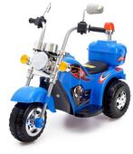 Мотоцикл на аккумуляторе 3-ёх колёсный 4650204 6V, до 25кг., синий