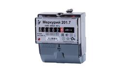 Счётчик электрический Меркурий-201.7 5-60A/220В ДИН-модульный