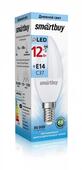 Лампа светодиодная Smartbuy C37-12W- E14 4000K свеча
