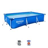 Бассейн каркасный BESTWAY 56411 Steel Pro 300*201*66см., 300л., фильтр-насос