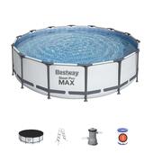 Бассейн каркасный BESTWAY Steel Pro MAX 56950 427*107см. фильтрующий насос, лестница