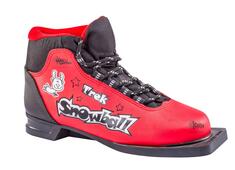 Ботинки лыжные NN75 35р.TREK Snowball 1 красн/черн