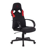 Кресло игровое Zombie RUNNER чёрный/красный, искусств.кожа 1399085