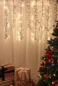 Гирлянда эл. Бахрома Мишура Сноу Бум 2400LED 2*0,5*0,7м. шампань 8реж. пвх пр. 351-546