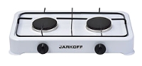 Jarkoff Характеристики Плитка газовая 2к.JARKOFF JK-7302W бел, описание, фотографии