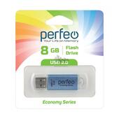 USB накопитель 8Gb Perfeo E01 Blue economy series