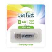 USB накопитель 8Gb Perfeo E01 Silver economy series