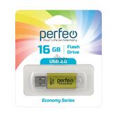 USB накопитель 16Gb Perfeo E01 Gold economy series
