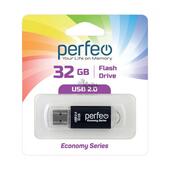 USB накопитель 32Gb Perfeo E01 Black economy series