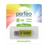 USB накопитель 8Gb Perfeo E01 Gold economy series