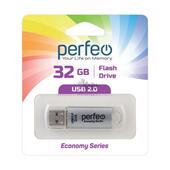 USB накопитель 32Gb Perfeo E01 Silver economy series