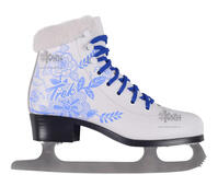 Фигурные коньки 36р.TREK Flowers2 бел(мех)