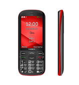 Телефон сотовый texet TM-B409 черный-красный