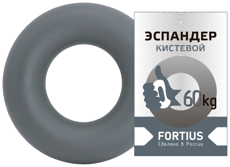 Характеристики Эспандер кистевой кольцо 60кг Fortius, описание, фотографии