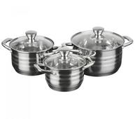 Набор посуды 6пр. КАТУНЬ Элис KT16-В (1,8л+2,5л+3,5л)