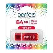 USB накопитель 64Gb Perfeo C13 Red