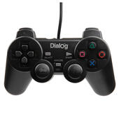 Геймпад Dialog Action GP-A17 вибрация, 12 кнопок, USB/PS3, черный