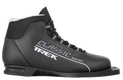 Ботинки лыжные NN75 46р.TREK Classic ИК черн/серый