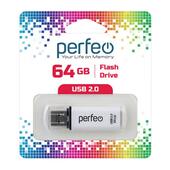 USB накопитель 64Gb Perfeo C13 White