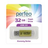 USB накопитель 32Gb Perfeo E01 Gold economy series