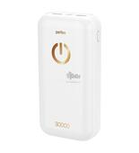 Внешний аккумулятор 30 000mAh Perfeo SPLASH +Micro usb, Type-C/Out Type-C 2.1A White B4301