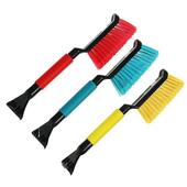 Щётка для уборки снега со скребком 42см., мягк.ручка BB1004