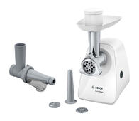 Мясорубка BOSCH MFW2515W соковыж, насадки д/шинковки и колбас