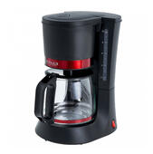 Кофеварка капельная DELTA LUX DL-8152 черн./красн.