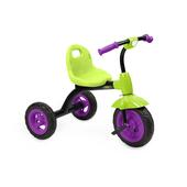 Велосипед 3-х кол. НИКА ВДН1/6 колёса пластик, сиденье со спинкой, фиолет./лимонн.