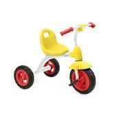 Велосипед 3-х кол. НИКА ВДН1/1 колёса пластик, сиденье со спинкой, красный/жёлтый