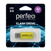USB 3.0 накопитель 32Gb Perfeo C14 Gold