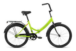 Велосипед 24" ALTAIR City FR складная рама, рост 16", зелёный/серый