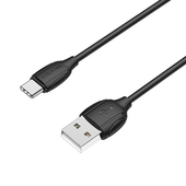 Дата-кабель USB-Type C 1.0м. Borofone BX19 TPE Black 2.4A