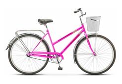 Велосипед 28" STELS Navigator-300 Lady C женск.рама +корзина, рост 20", малиновый