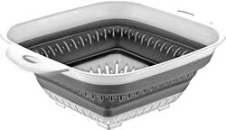 Дуршлаг силиконовый складной квадратный Bee Home AK697